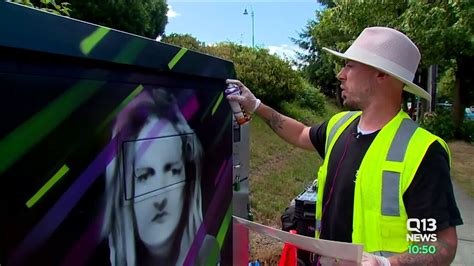 Seattle artist beautifying city one electric box at a time